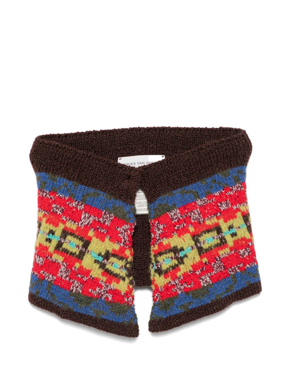 Colletto Per Cappotti 2620222104742 352 RED DRIES VAN NOTEN