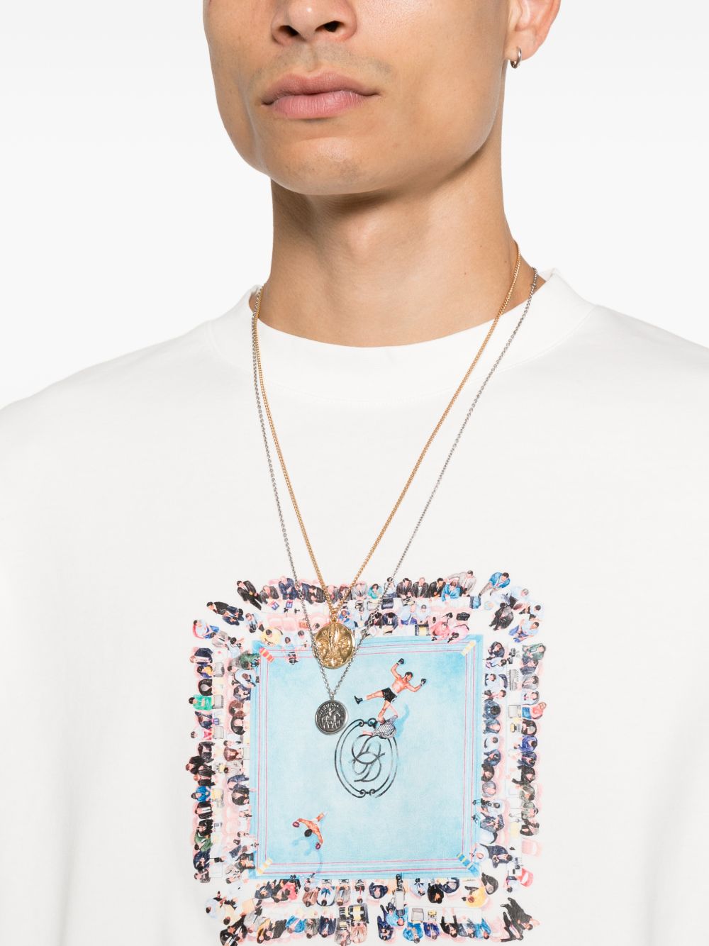 T-Shirt Boxers Ring MTS343CO002 OFF WHITE DROLE DE MONSIEUR