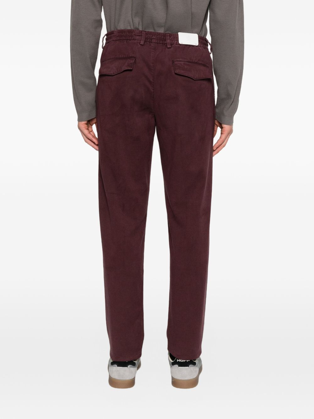Pantaloni Jogger Elastico N75PANG03TET0N002 10 BORDEAUX ELEVENTY