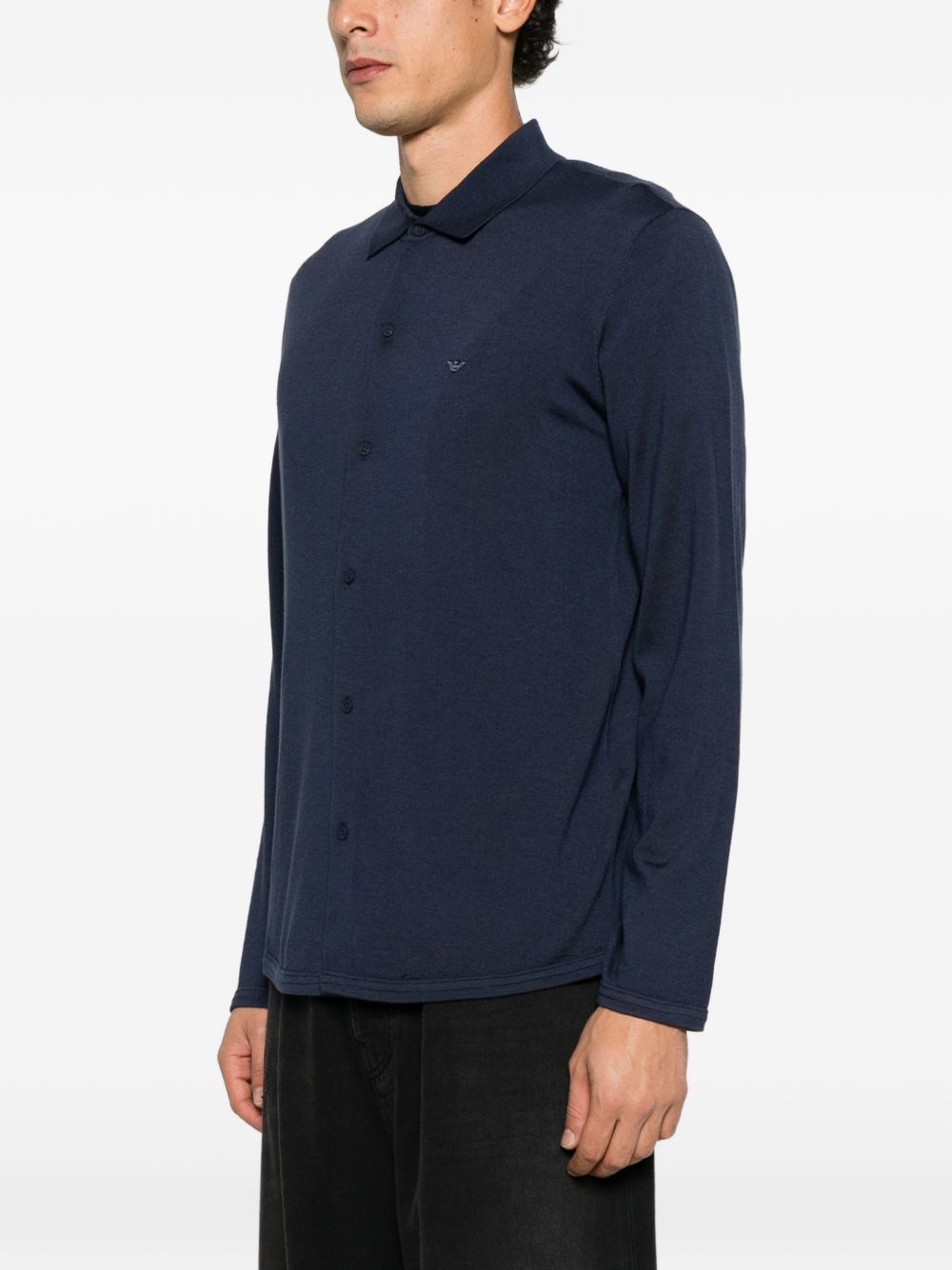 Cardigan Con Bottoni In Lana Merino EM006240AF27805 UB106 PARISIAN NIGHT EMPORIO ARMANI
