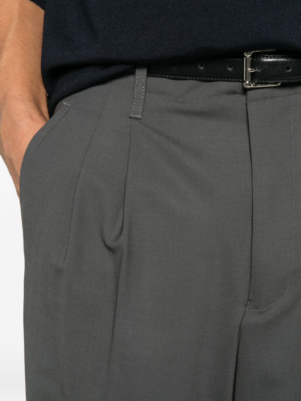 Pantaloni In Lana Stretch EM007125TE19332 U8108 GREY EMPORIO ARMANI