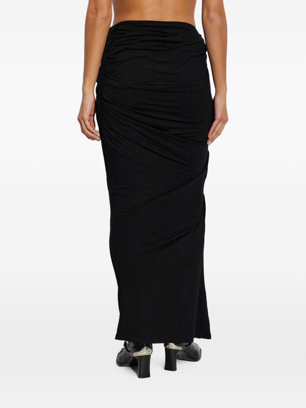 Drape Skirt ESFW26LK01635 0015 BLACK ENTIRE STUDIOS