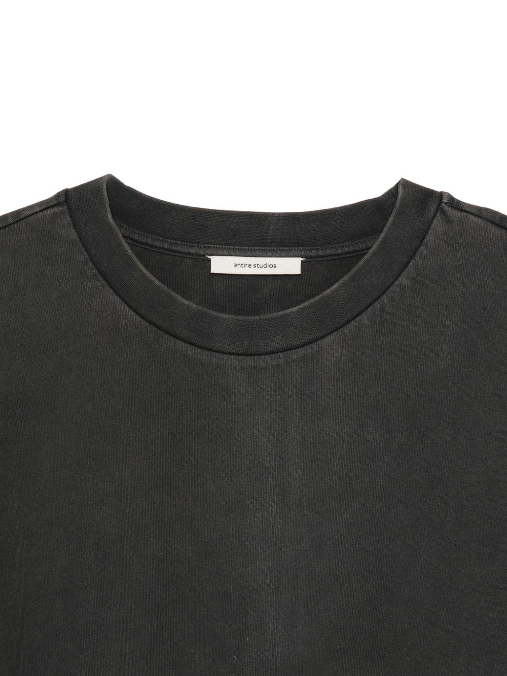 Heavy Boxy Tee ESFW26TT05012 0392 WASHED BLACK ENTIRE STUDIOS
