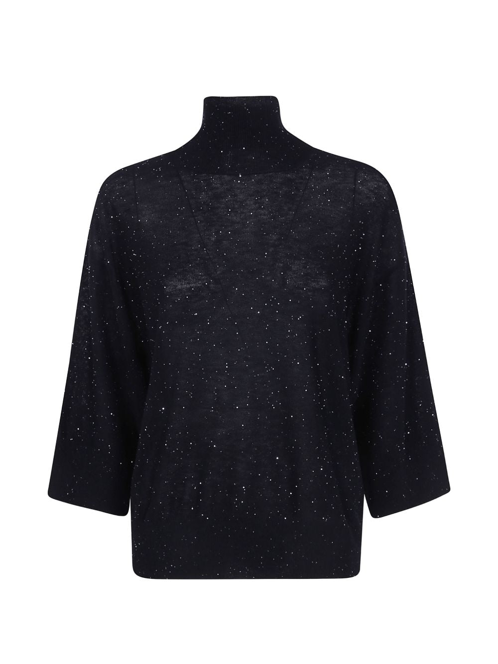 Maglione Con Pailettes MAD216F397D722 825 NERO FABIANA FILIPPI
