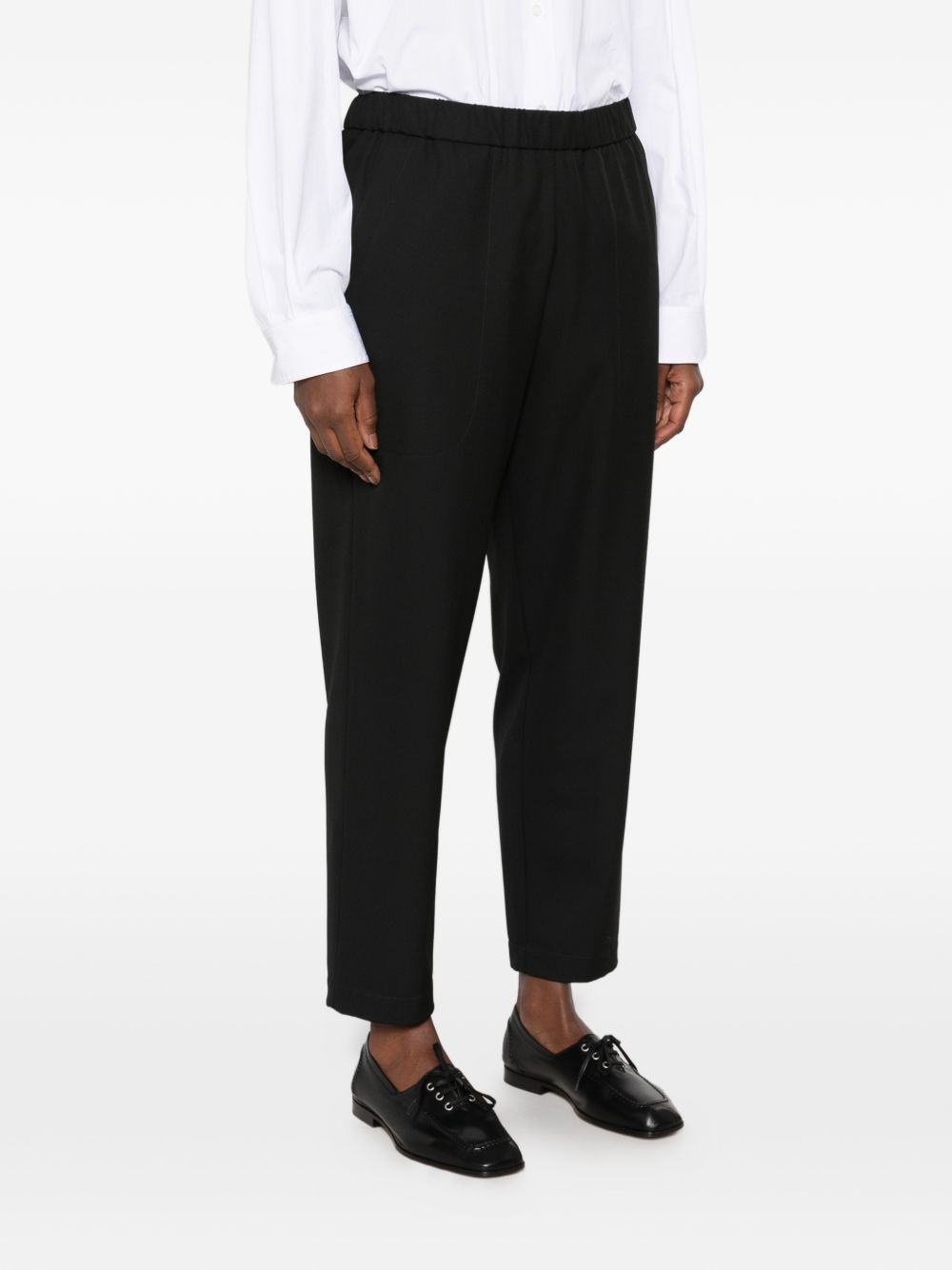 Pantaloni Fluid Wool PAD216F304M521 825 NERO FABIANA FILIPPI