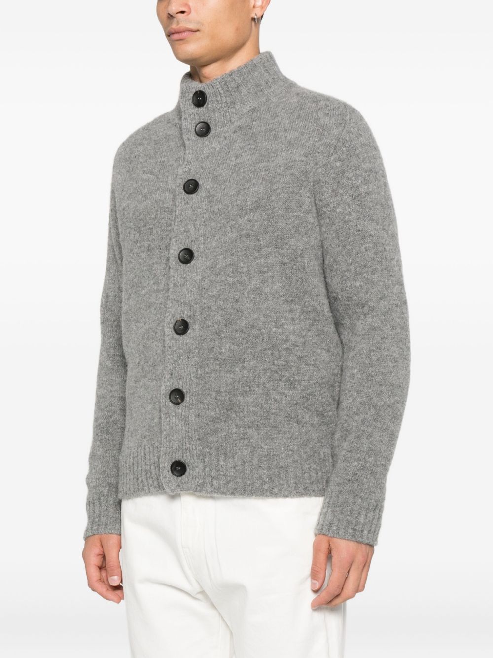 Cardigan Blouson in Alpaca e Lana BB3MLMWA5R 930 FILIPPO DE LAURENTIS