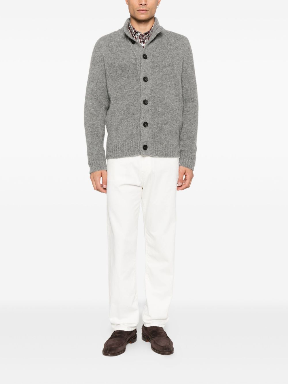 Cardigan Blouson in Alpaca e Lana BB3MLMWA5R 930 FILIPPO DE LAURENTIS