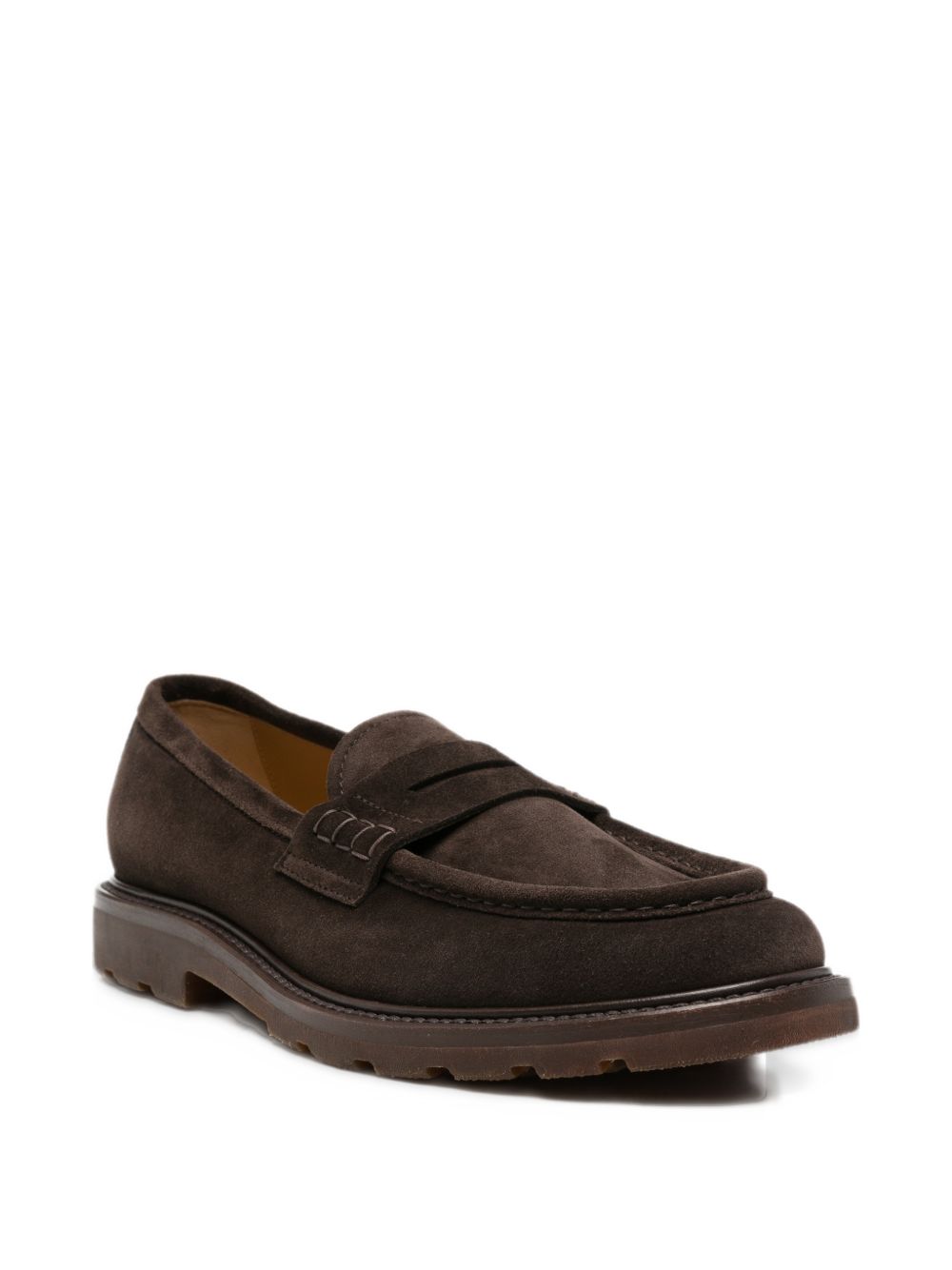 Mocassino In Suede 86407 CASTAGNA HENDERSON