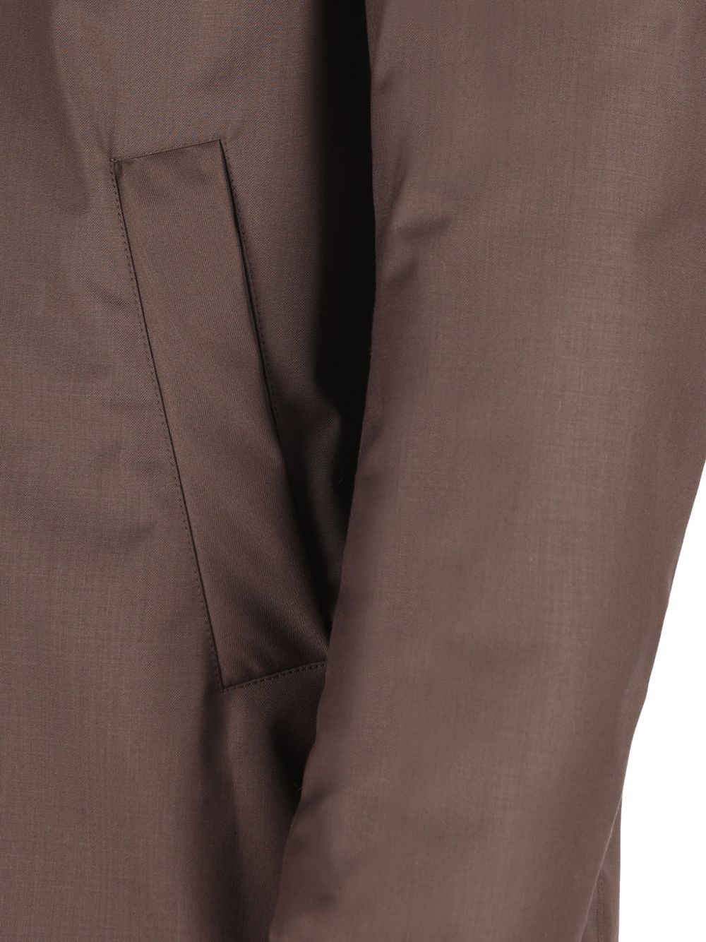 Giaccone Con Collo In Maglia PI001155U12638 8800 MARRONE SCURO HERNO