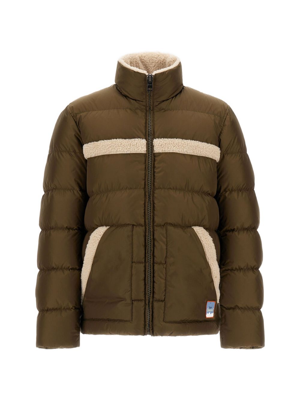 Piumino Corto Con Inserti In Eco Montone PI001372U12004Z 7740 MILITARE HERNO