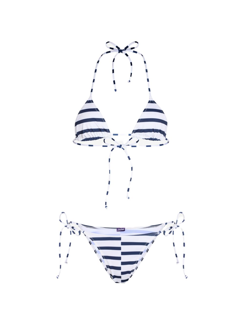 Bikini Smoking Woman 2604WBS050J086P0159 0159 WHITE NAVY JEAN PAUL GAULTIER