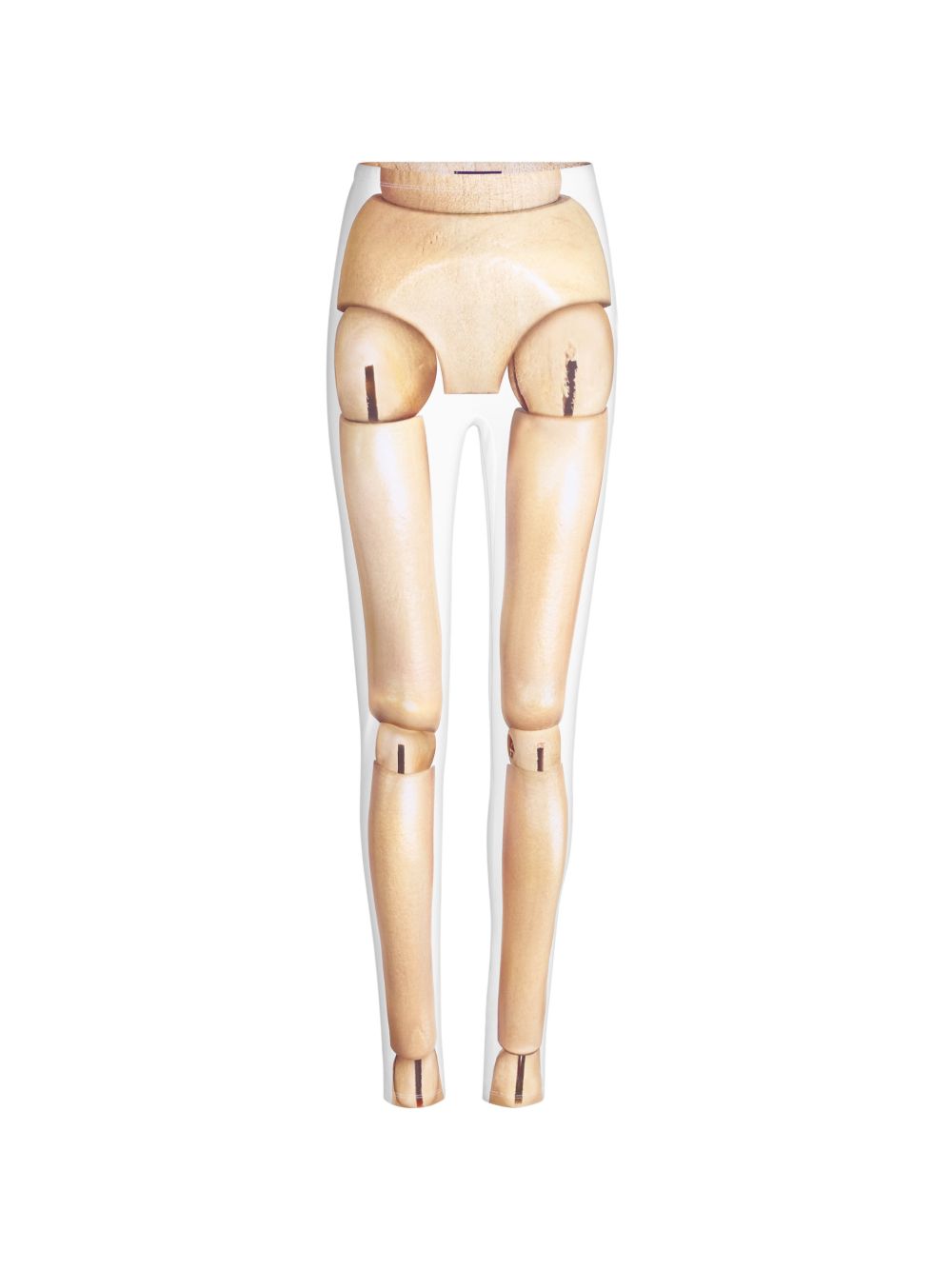Pantaloni In Jersey Stampato 2604WTR163J078P 6801 BEIGE WHITE JEAN PAUL GAULTIER