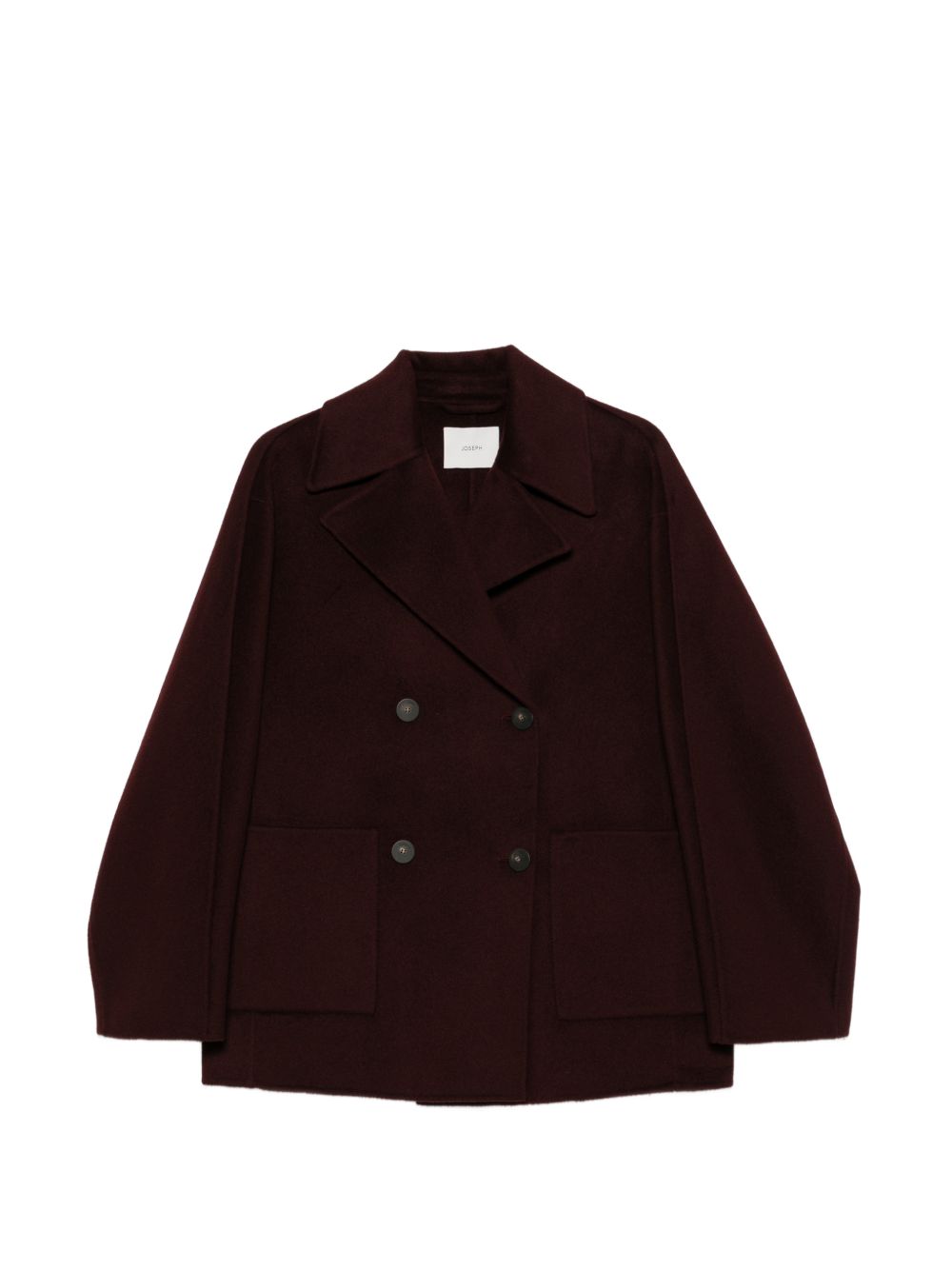 Cappotto Flavia double face in lana e cashmere JF010041 0132 MAHOGANY JOSEPH