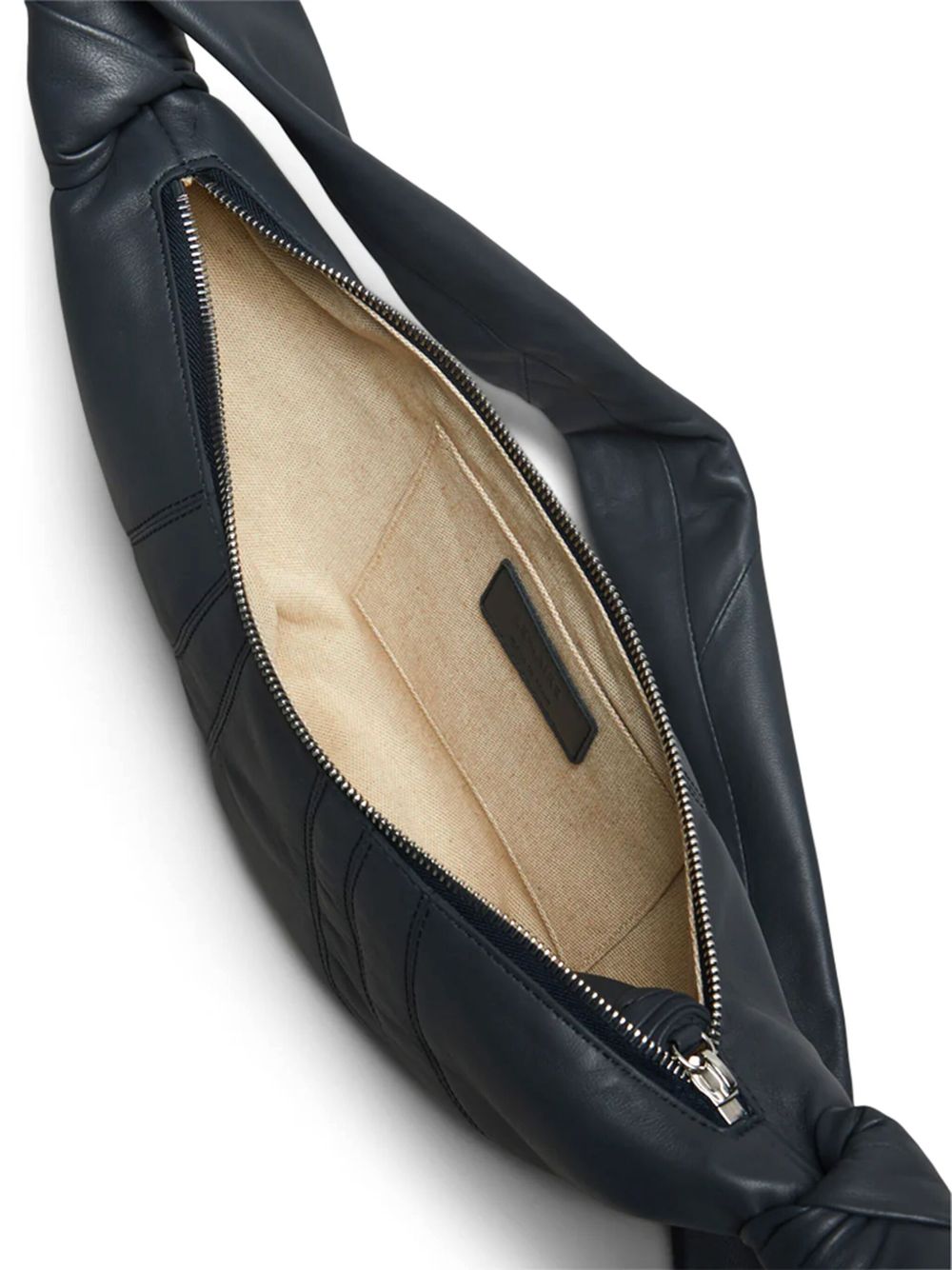 Borsa Small Croissant in Pelle BG0003LL095 BK991 GREY LEMAIRE