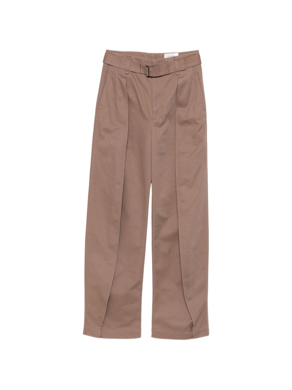Pantaloni Curved in Twill di Cotone e Poliestere PA1317LF1620 BR473 CHESTNUD LEMAIRE