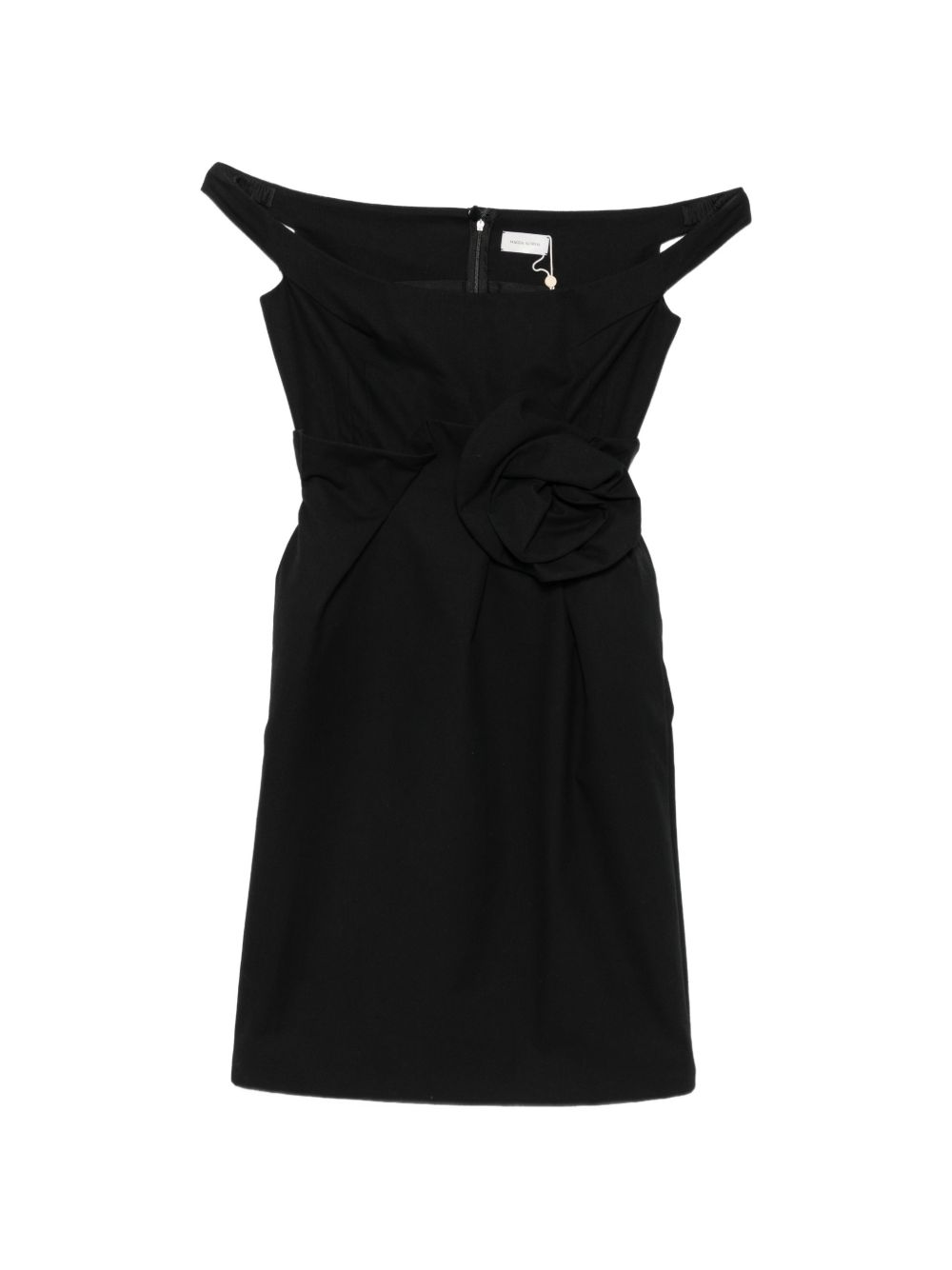 Abito Midi In Cotone e Seta 239926 BLACK MAGDA BUTRYM