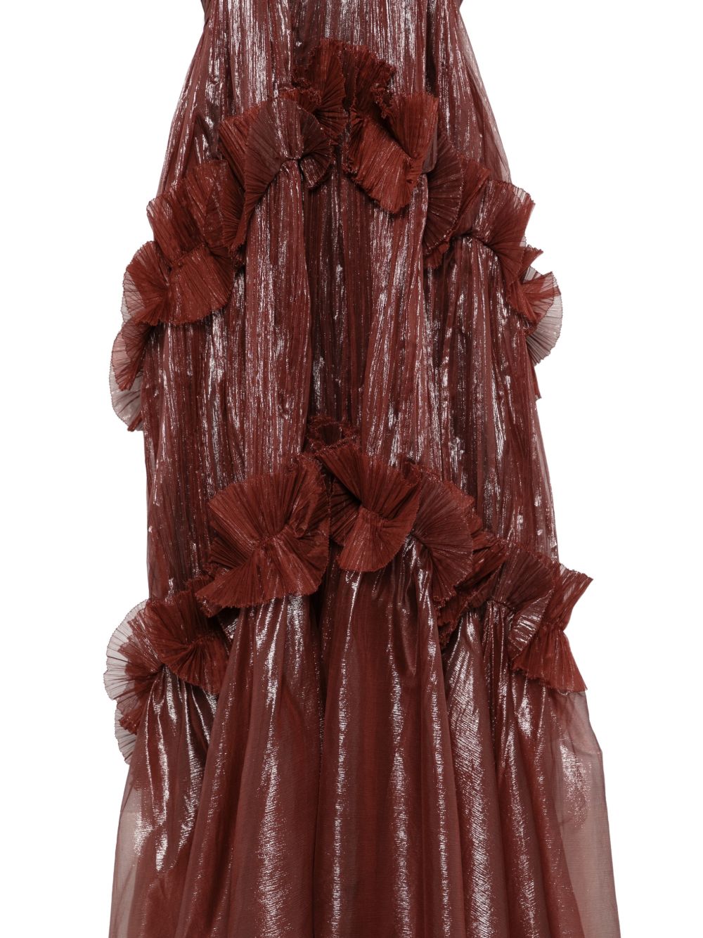 Zadie Dress In Seta ZADIESS TRUFFLE MARIA LUCIA HOHAN