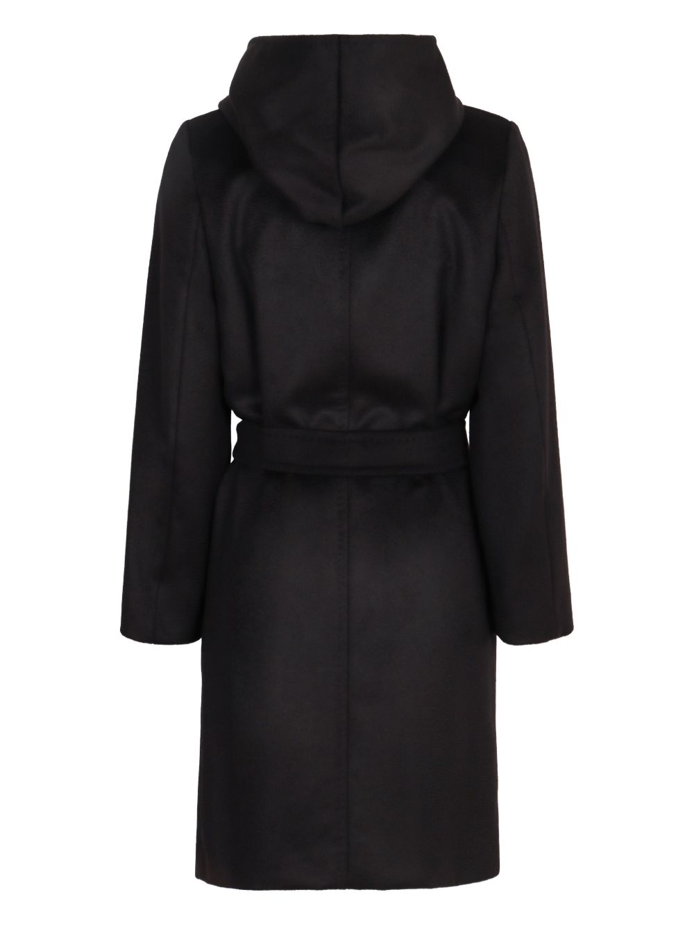 Cappotto doppiopetto con cintura Bcollag 2626016061600 013 NERO MAX MARA STUDIO