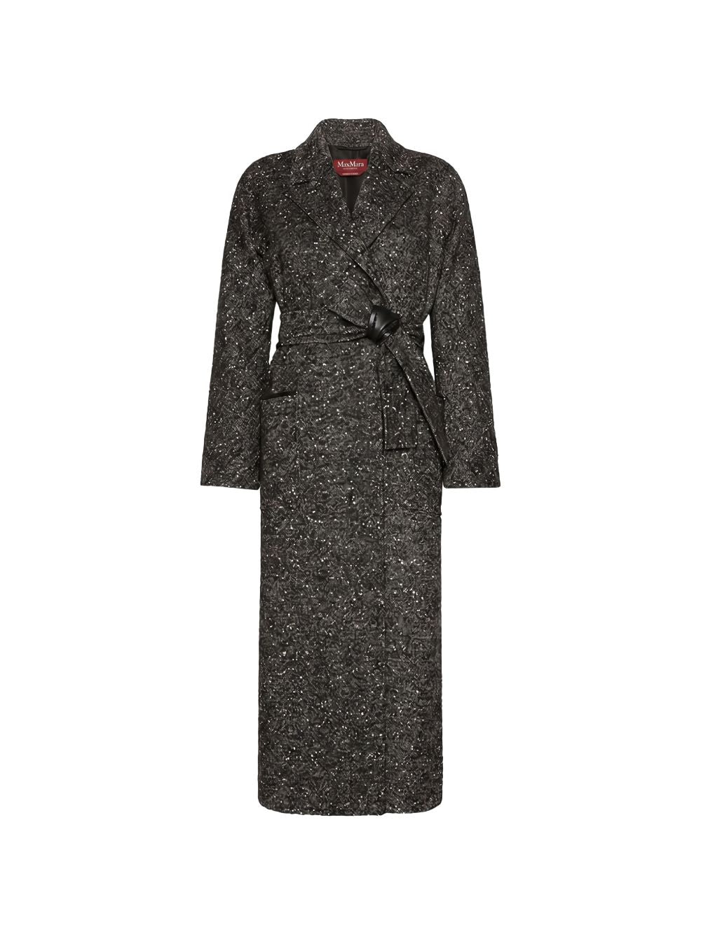 Cappotto In Tweed 2626016102600 001 BIANCO NERO MAX MARA STUDIO