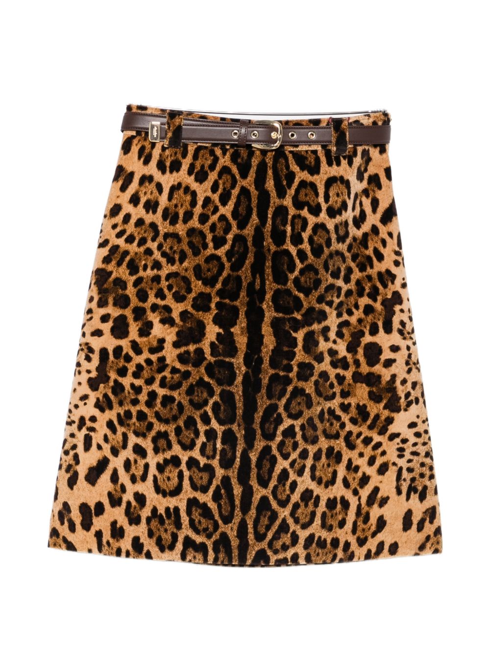 Gonna a falange 2626106011600 001 LEOPARDO MAX MARA STUDIO