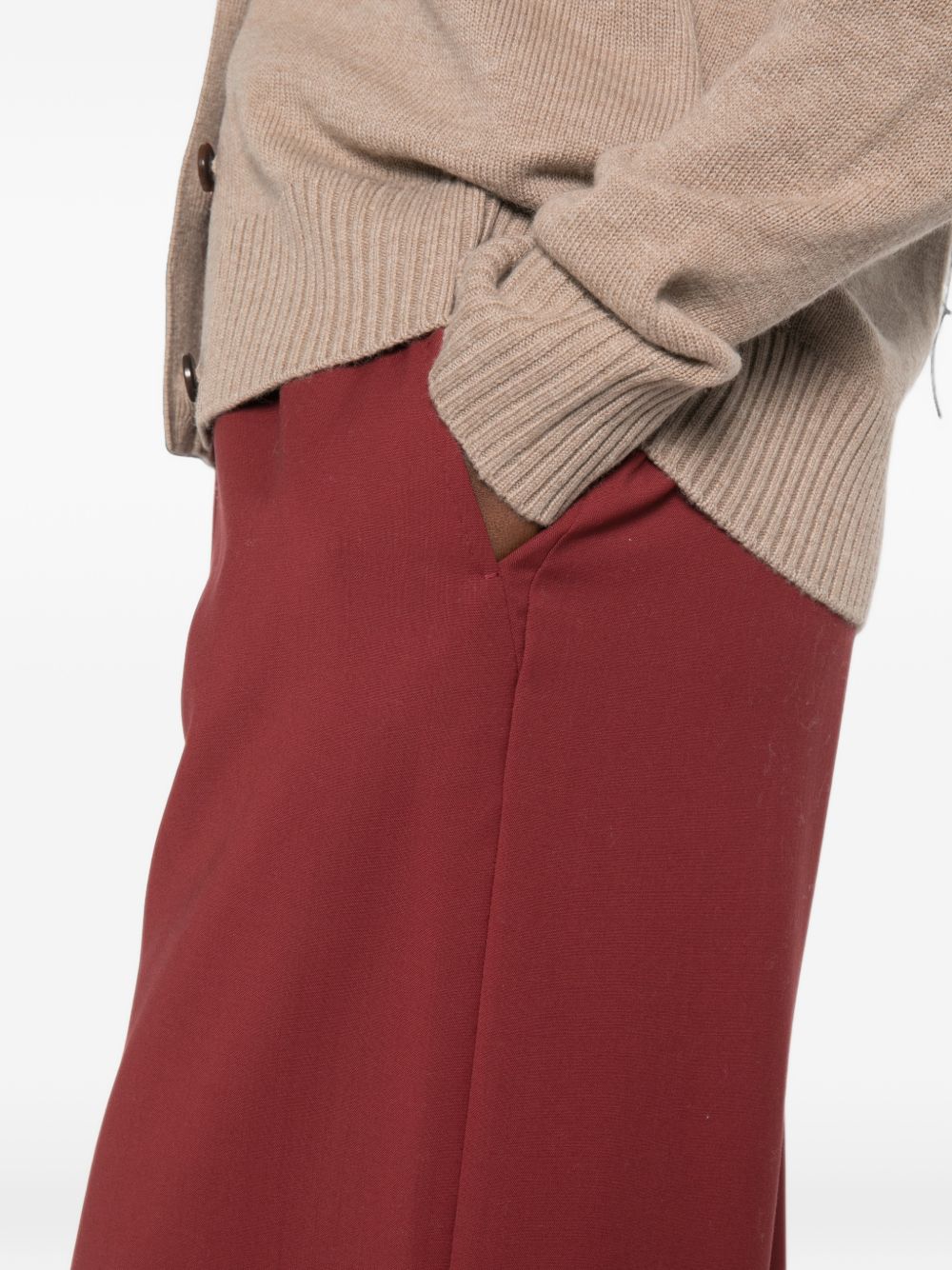 Pantaloni In Lana Vergine 2626136031600 011 RUBINO MAX MARA STUDIO