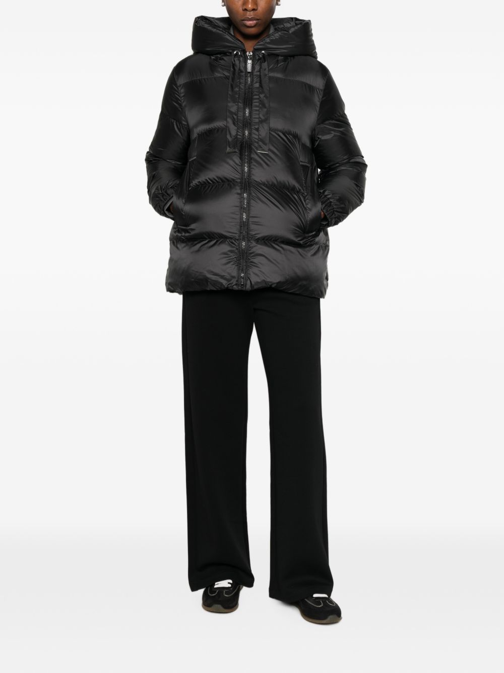 Piumino Corto In Tela Nylon 2629486085600 009 BLACK MAX MARA STUDIO