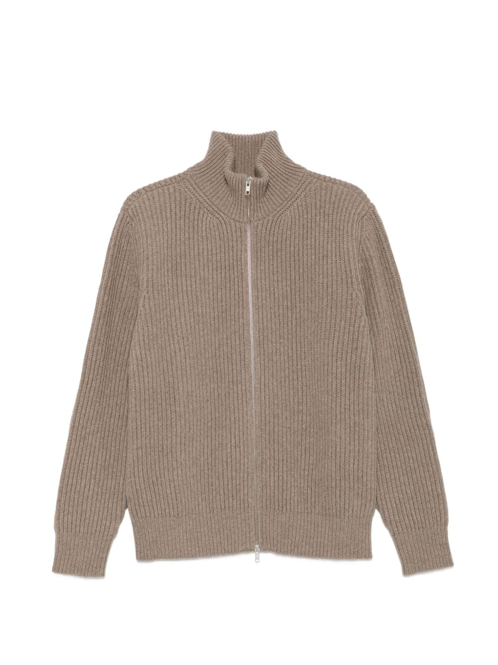 Cardigan In Lana Con Zip SH0AM0095M13286 811M BEIGE MM6 MAISON MARGIELA
