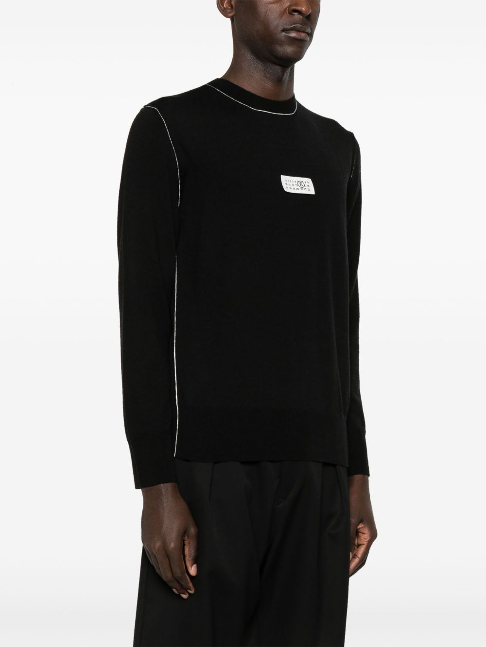 SH0HL0017M13037 900 BLACK MM6 MAISON MARGIELA