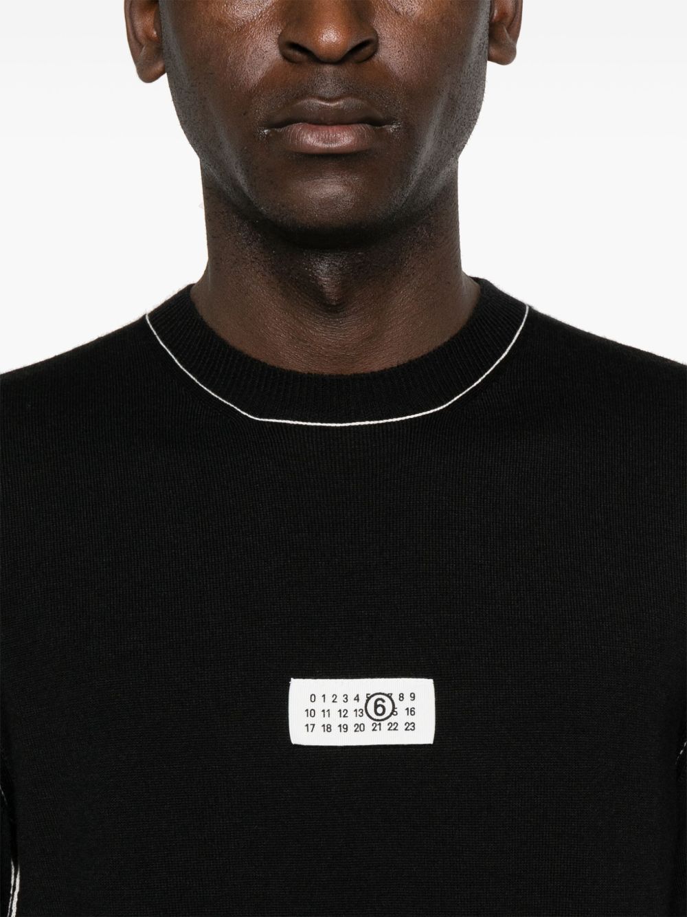 SH0HL0017M13037 900 BLACK MM6 MAISON MARGIELA
