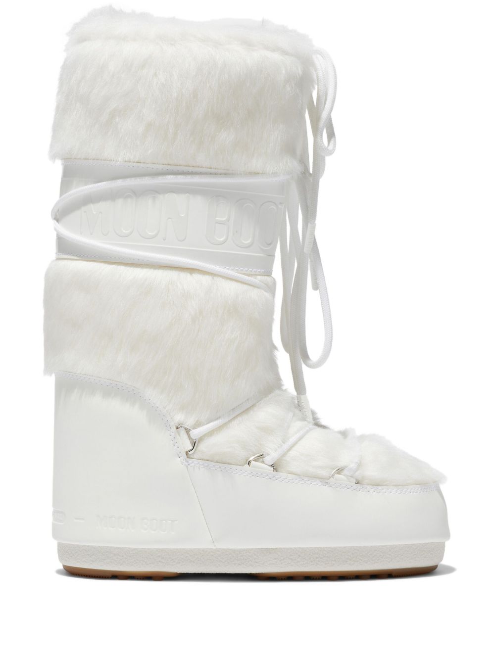 MB Icon Faux Fur 80D1408900 A002 OPTICAL WHITE MOON BOOT