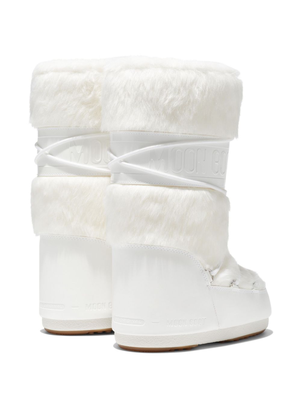 MB Icon Faux Fur 80D1408900 A002 OPTICAL WHITE MOON BOOT