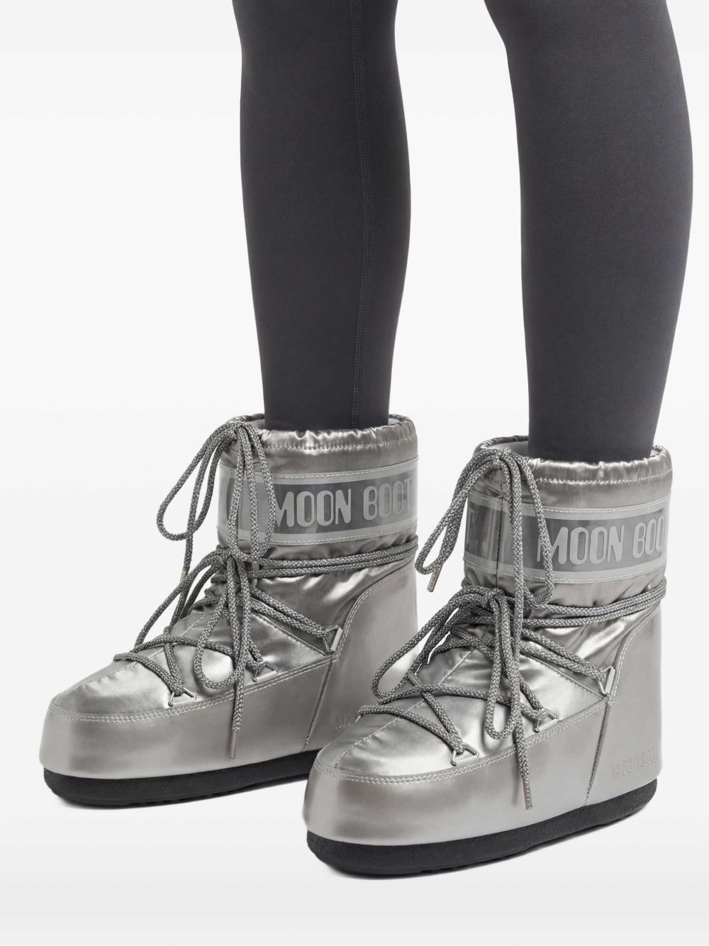 MB Icon Low Glance 80D1409350 H001 SILVER MOON BOOT