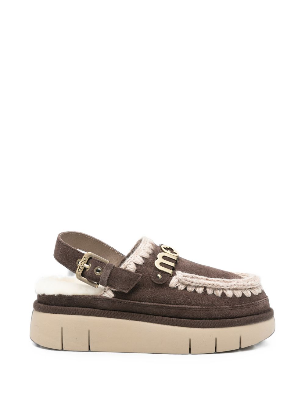 Bounce Clog Back Strap FW531026A MOCHA MOU