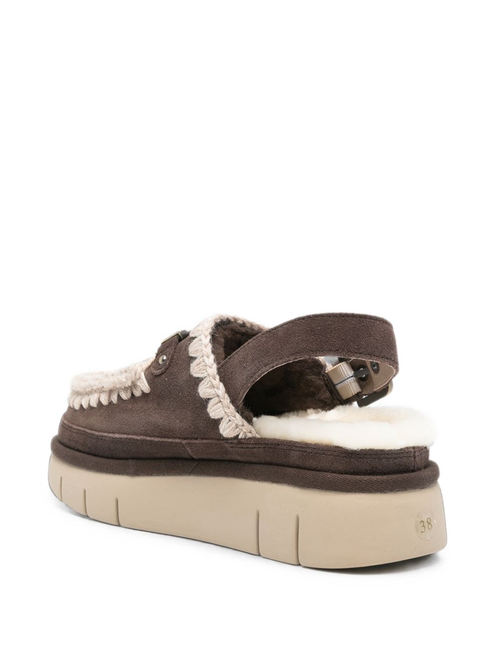 Bounce Clog Back Strap FW531026A MOCHA MOU