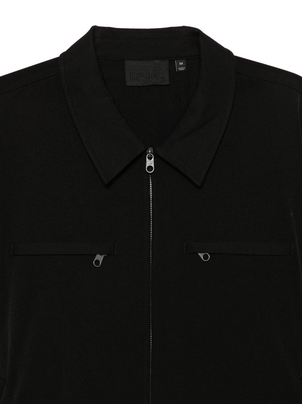 Tech Woven Overshirt 43650 BLACK RAINS