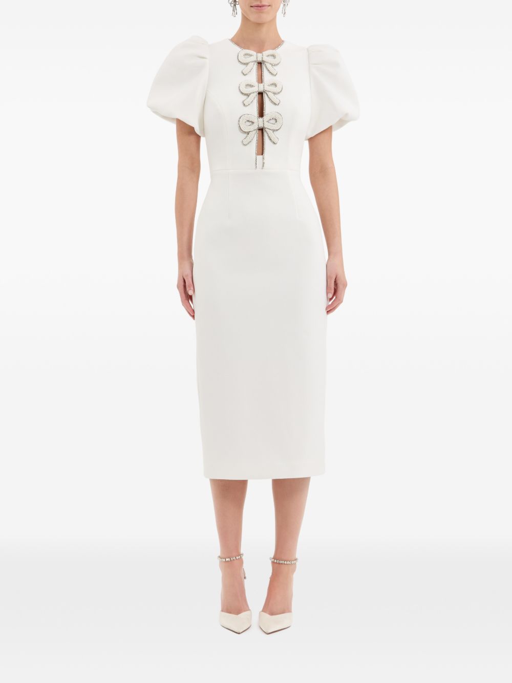 Dreamer Midi Dress RVBR1803 IVORY REBECCA VALLANCE