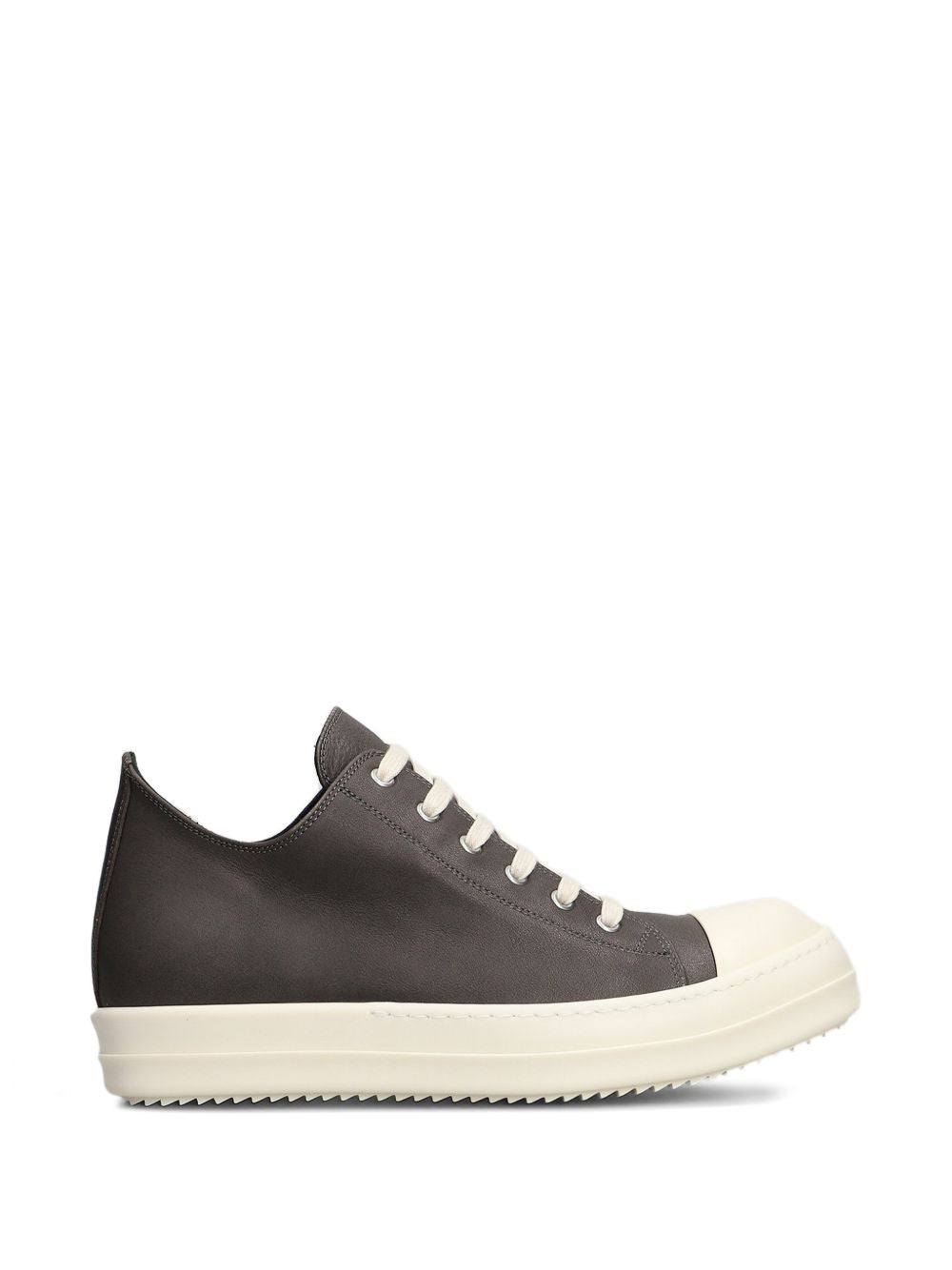 Sneakers Low In Pelle RR02F4891LCD 3911 BLACK MILK WASHED RICK OWENS