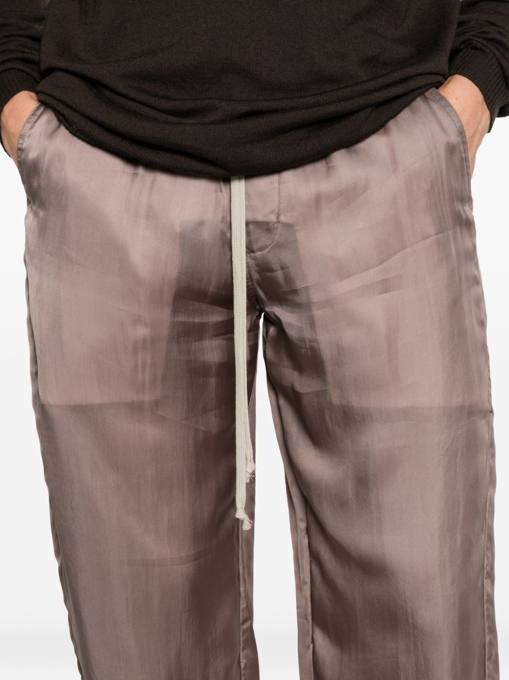Pantaloni Dietrich Drawstring RU02F4378K 86 GRAPE RICK OWENS