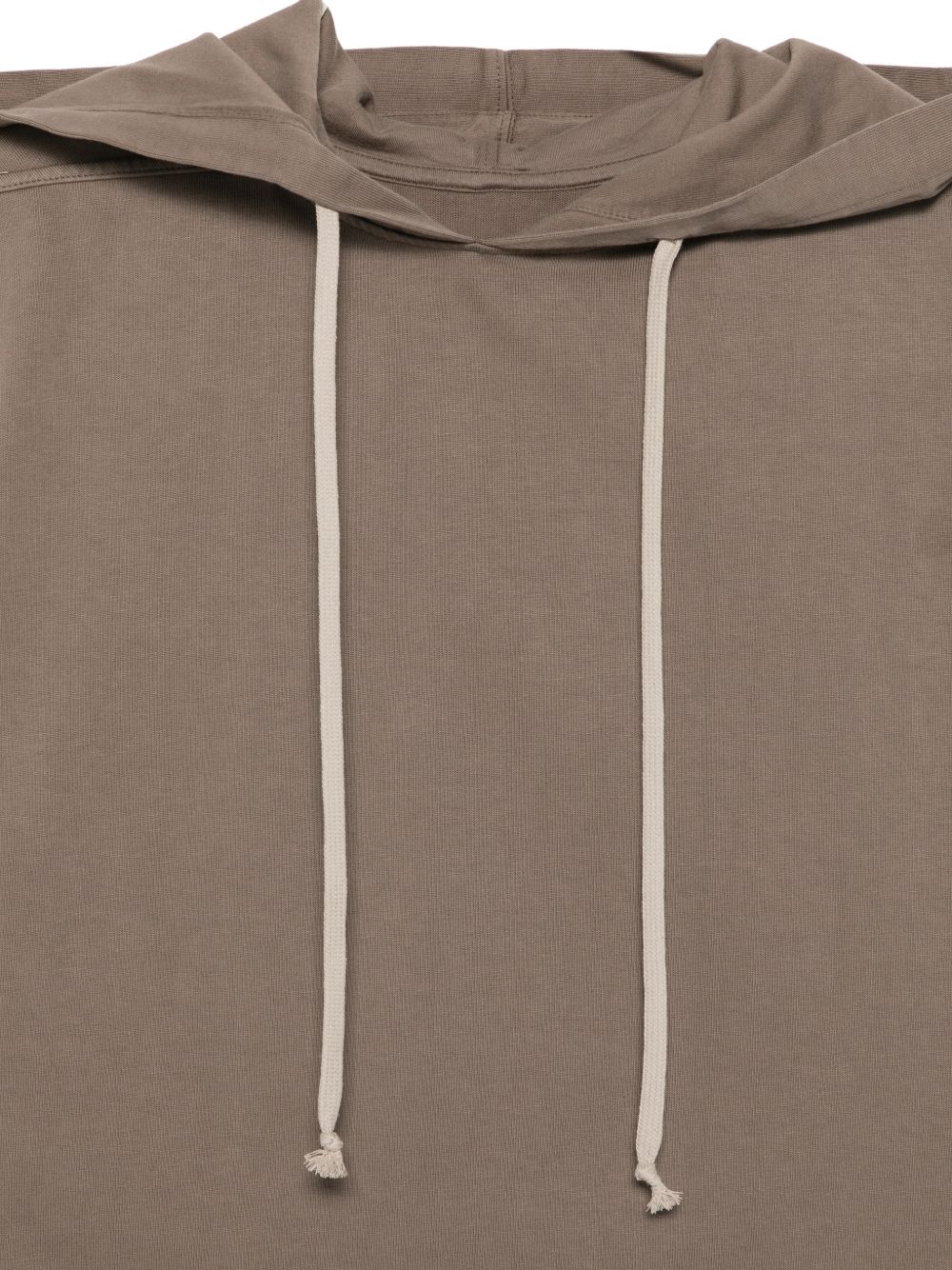 Hooded Tunic DU02F6165RIGP 34 DUST RICK OWENS DRKSHDW