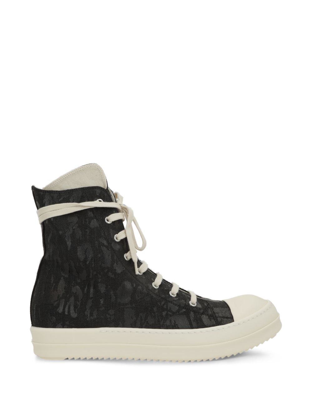 Sneakers In Denim Spalmato DU02F6800BMC 911 BLACK MILK RICK OWENS DRKSHDW