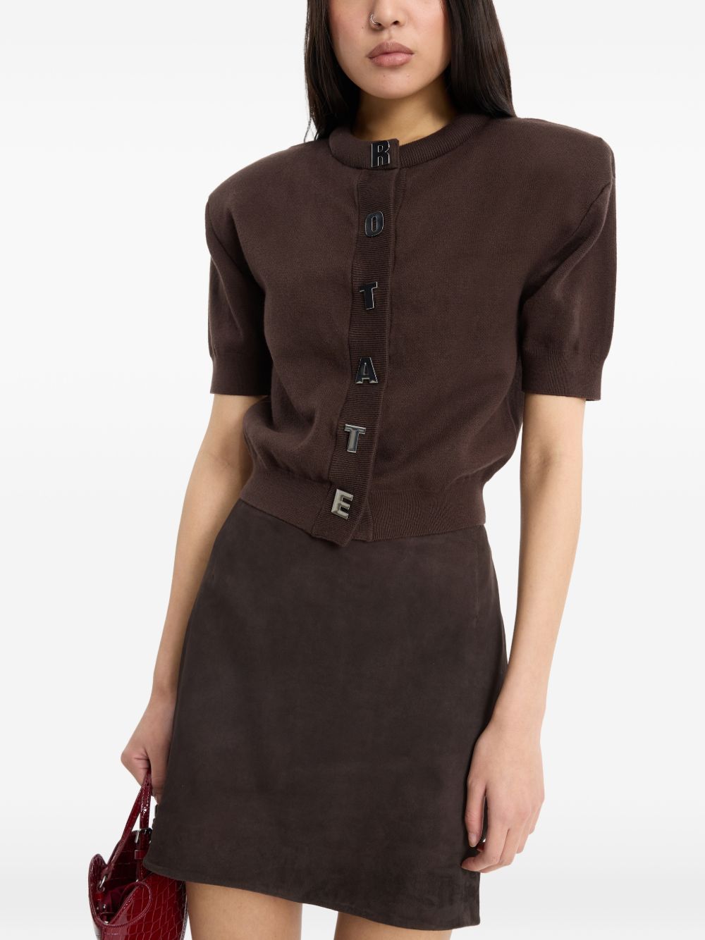 Cardigan Mezza Manica In Misto Cashmere 1161861667 667 MOLE ROTATE