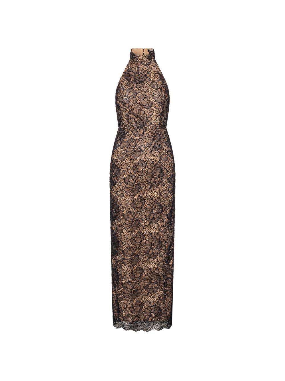 Abito Lungo In Pizzo 116266100 100 BLACK ROTATE