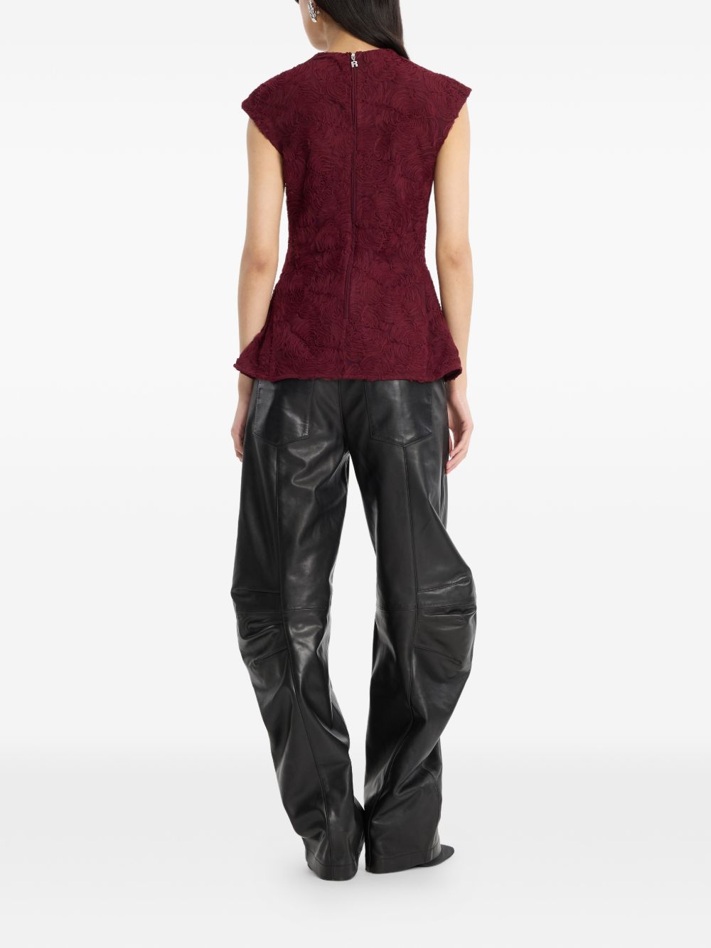 Flower Mesh Top 116274741 741 DECADENT CHOCOLATE ROTATE