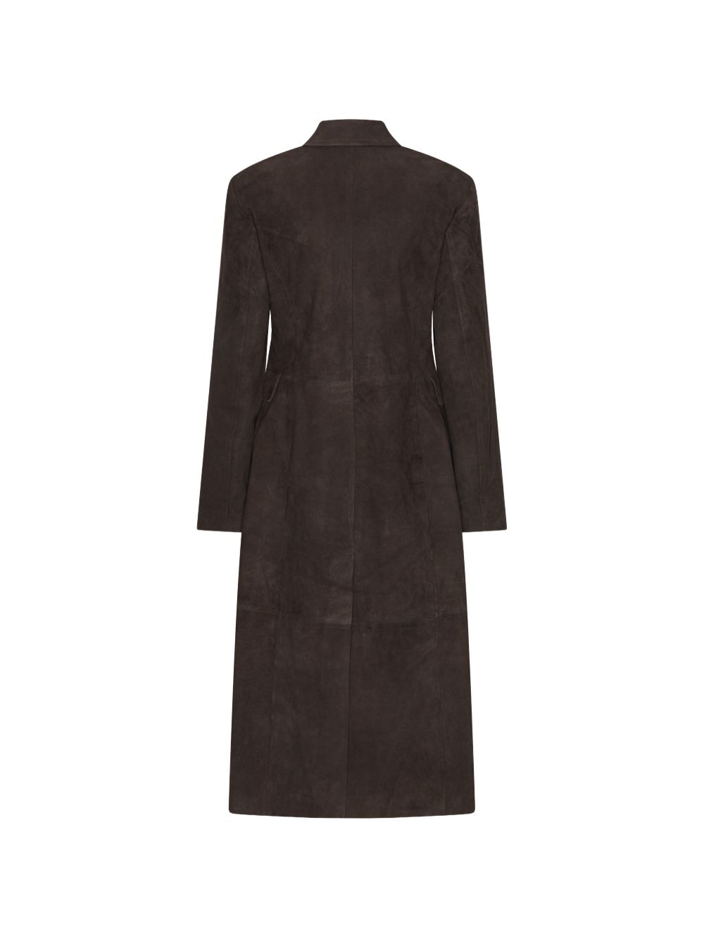 Maxi Cappotto In Suede 1165031111 1111 GANACHE ROTATE