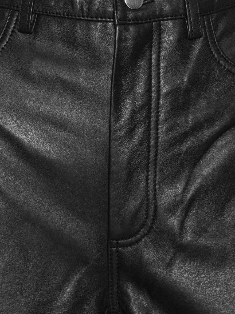 Pantaloni Barrel In Pelle 116577100 100 BLACK ROTATE