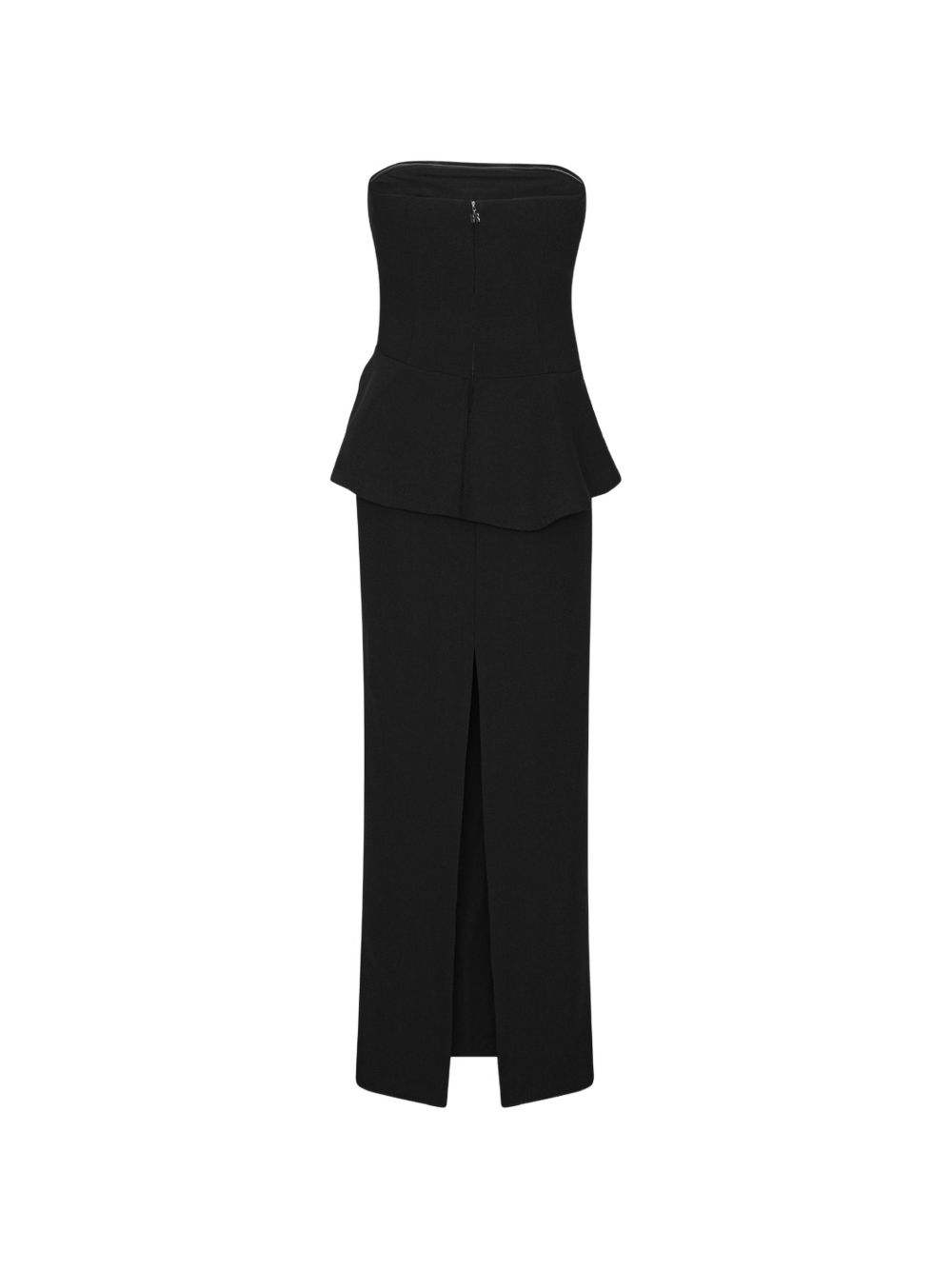 Long Flower Strapless Dress 116649100 100 BLACK ROTATE