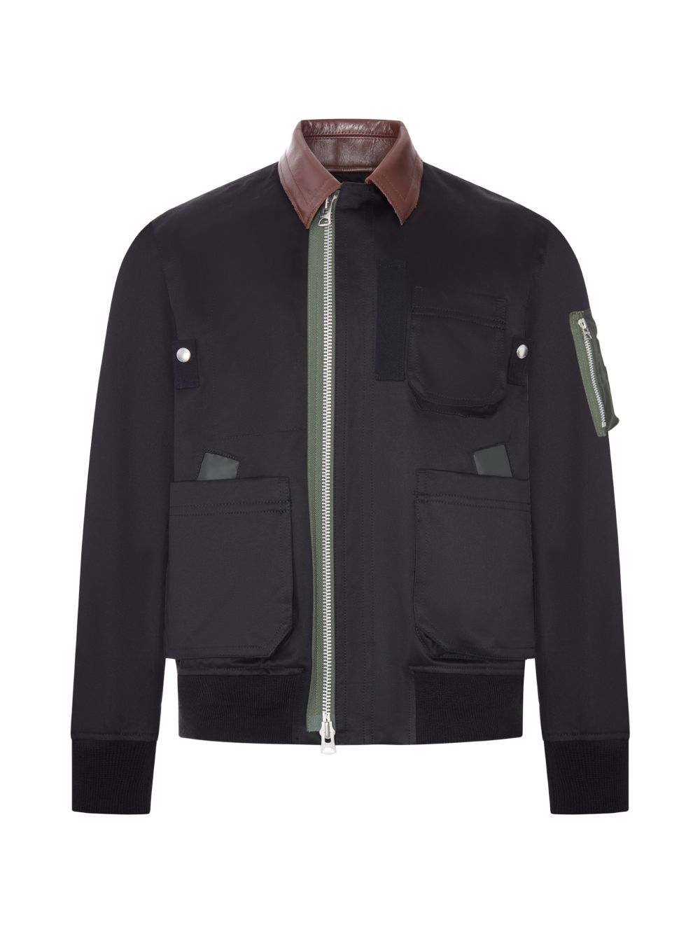 Cotton Chino Blouson 2604031M 001 BLACK SACAI