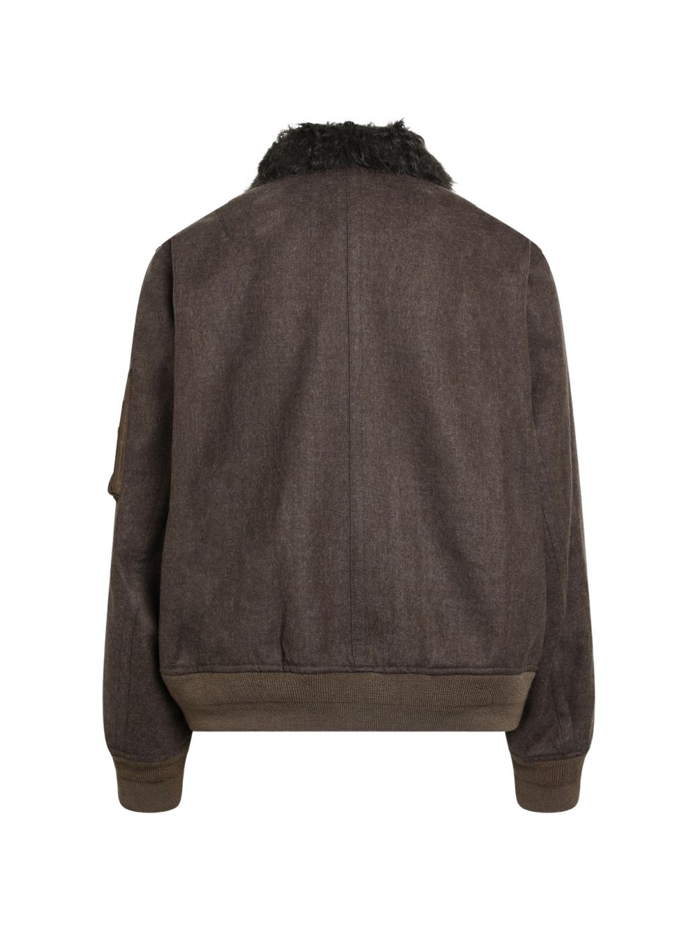 Wool Melton Blouson 2604081M 601 BROWN SACAI