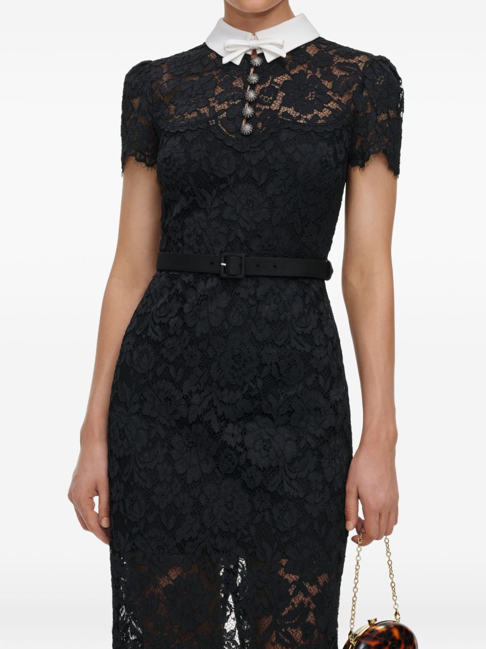 AW2019MAB BLACK SELF-PORTRAIT