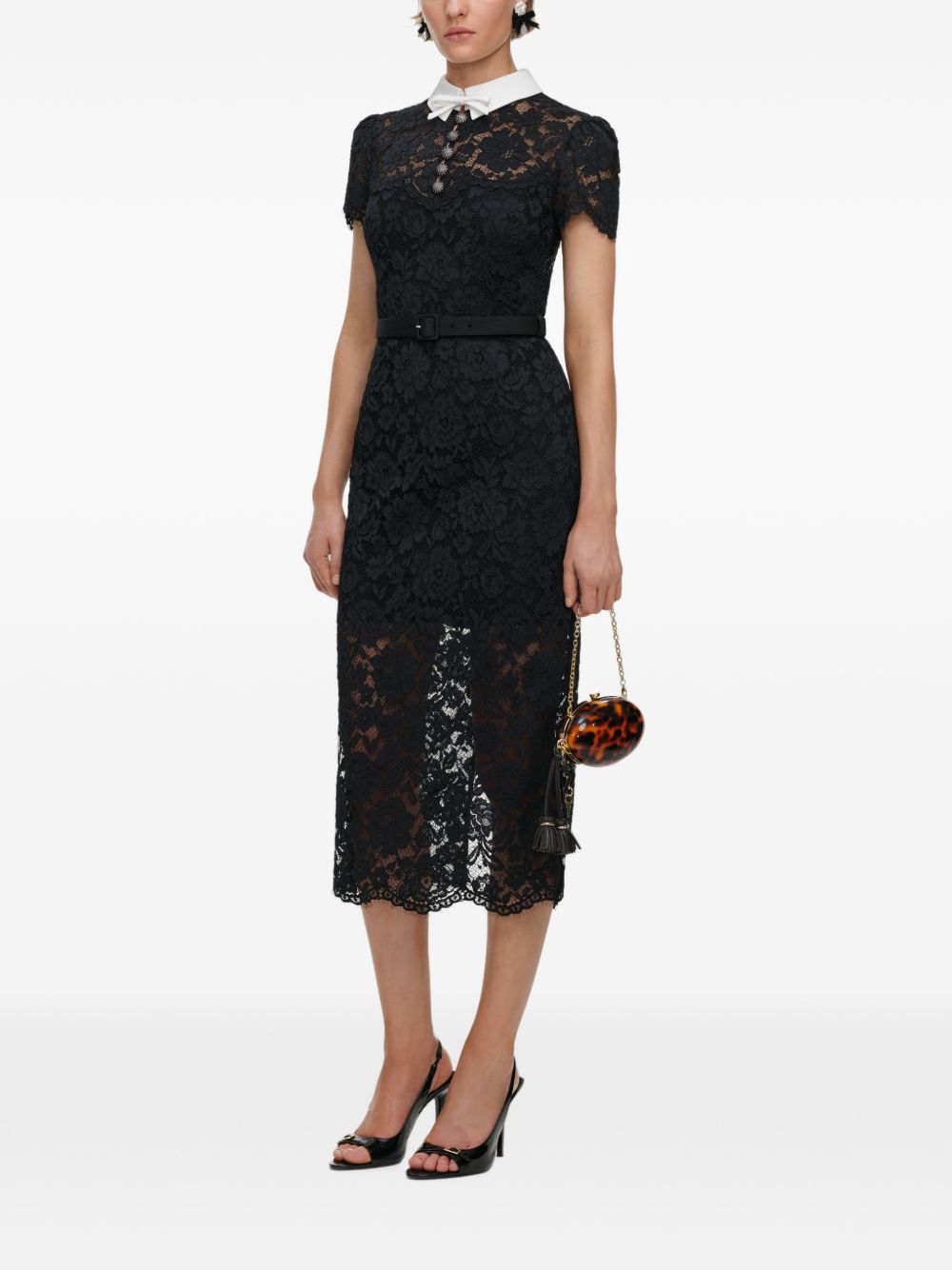 AW2019MAB BLACK SELF-PORTRAIT